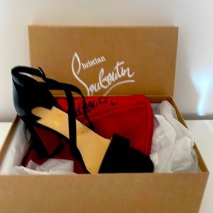 Christian Louboutin Loubie Bee Cross Strap Sandal